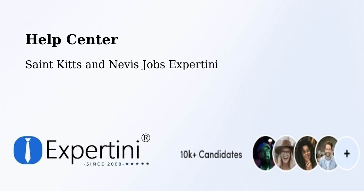 Help Center – Trinity - Saint Kitts and Nevis Jobs Expertini