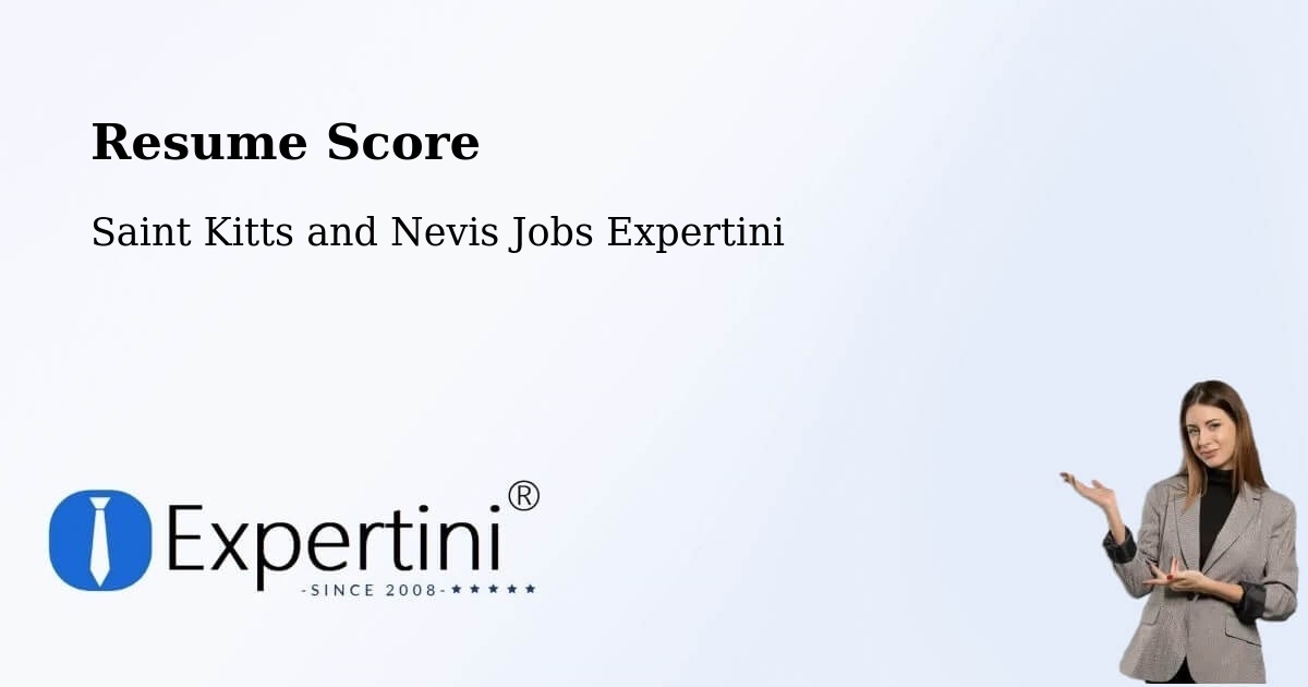 Resume Score & Job Description Match Tool – Trinity - Saint Kitts and Nevis Jobs Expertini
