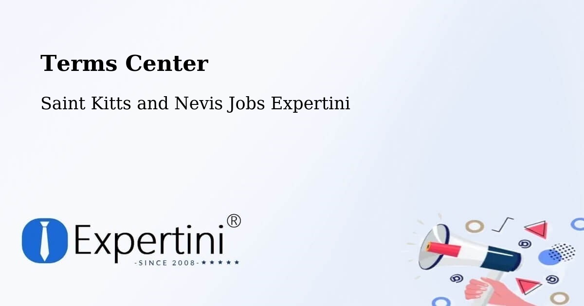 Terms of Service – Trinity - Saint Kitts and Nevis Jobs Expertini